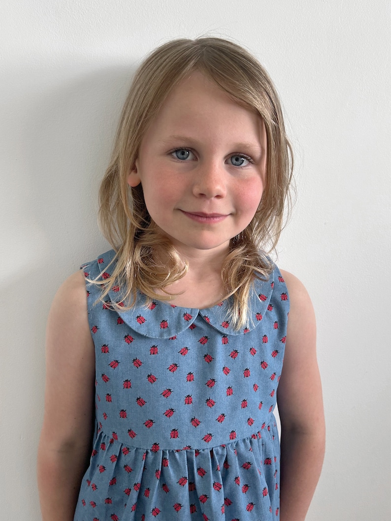 Amy Dress PDF sewing pattern sizes 6-9m 8yr baby & toddler dress, party dress, peter pan collar dress image 3