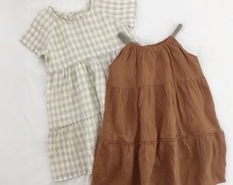 Lucy Dress PDF Sewing Pattern: Tiered Baby & Toddler Dress (Sizes 6-9m to 8yr)