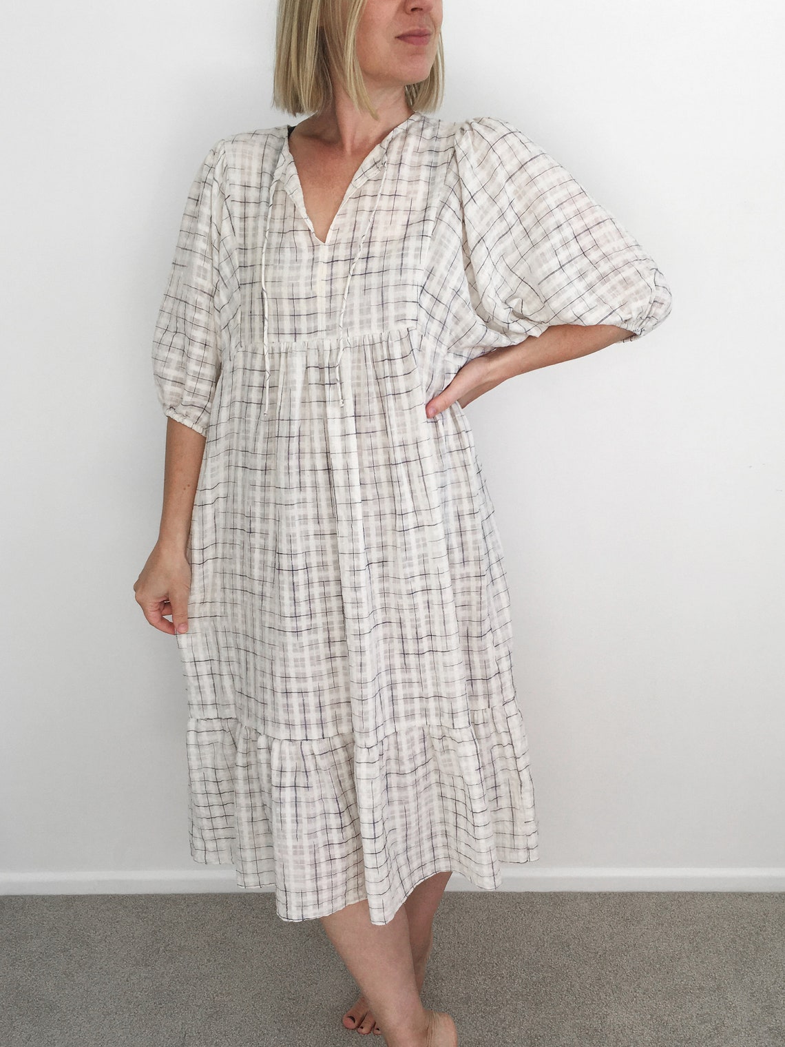 Isobel Dress PDF Sewing Pattern Boho-style Linen Cotton - Etsy Australia