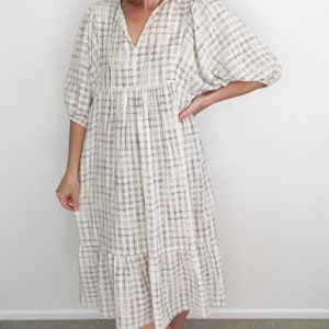 Isobel Dress PDF sewing pattern boho-style, linen, cotton, summer, picnic dress, women's image 5