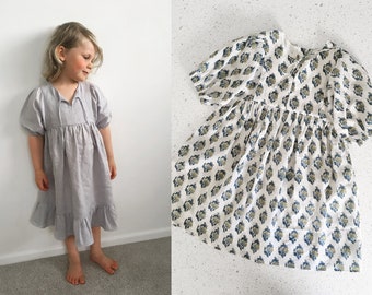 Bella Dress - PDF Schnittmuster Größen 6-9m - 8yr | Schnittmuster für Mädchen, Schnittmuster für Babys