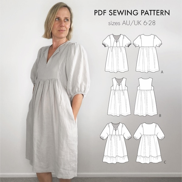 Isobel Dress - PDF sewing pattern