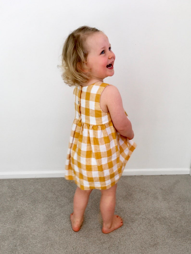 Amy Dress PDF sewing pattern sizes 6-9m 8yr baby & toddler dress, party dress, peter pan collar dress image 5