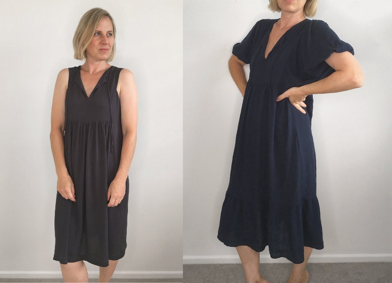Isobel Dress PDF sewing pattern boho-style, linen, cotton, summer, picnic dress, women's image 8