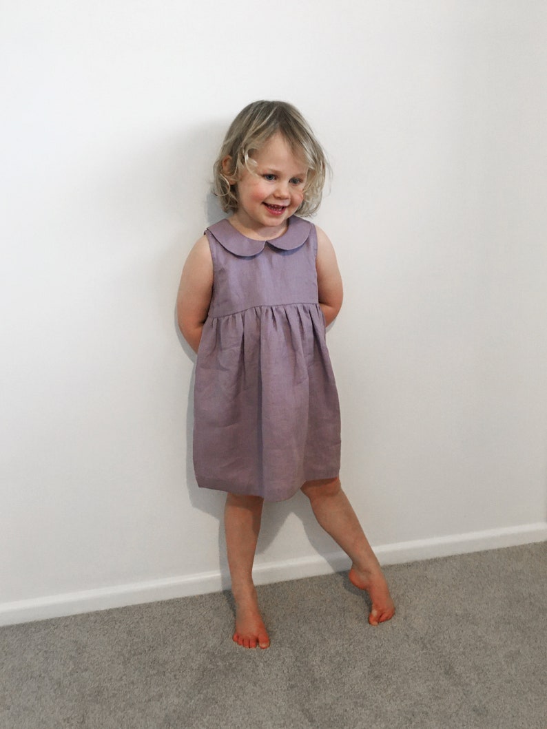 Amy Dress PDF sewing pattern sizes 6-9m 8yr baby & toddler dress, party dress, peter pan collar dress image 7