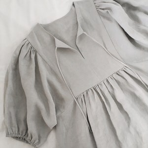 Isobel Dress PDF sewing pattern boho-style, linen, cotton, summer, picnic dress, women's image 2