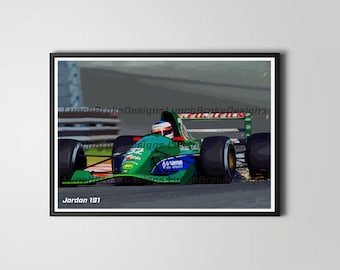 Jordan 191 F1 Print