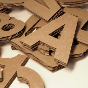 Cardboard Letters - Temporary Signs