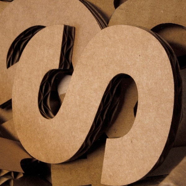 Cardboard letters and numbers. DIY letters and numbers. Different sizes. For multiple purposes.