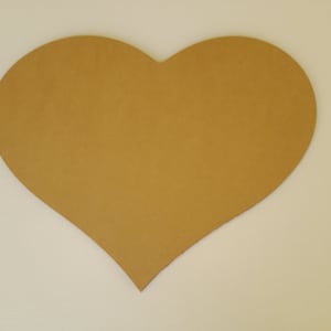 Formas de corazón: recorte de cartón. Decoración de bodas, hogar y fiestas, arte de pared, accesorios, decoraciones para fiestas, proyectos de bricolaje, diferentes tamaños.