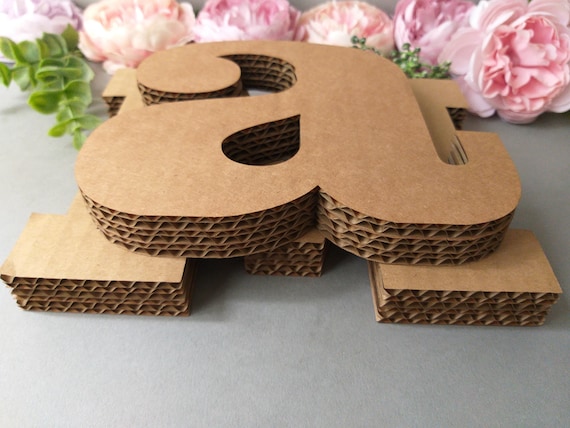 Buy Free Standing Cardboard Letters and Numbers. DIY Letters and Numbers.  3D Letters and Numbers. Different Sizes. for Multiple Purposes. Online in  India 