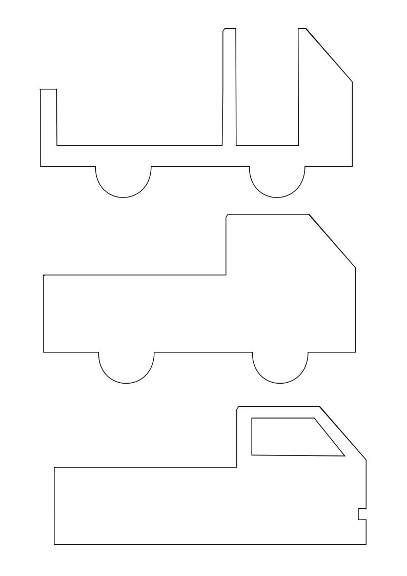 Cardboard Car Template, Cutting Files , 3D Mandala Layers, Svg, Eps ...