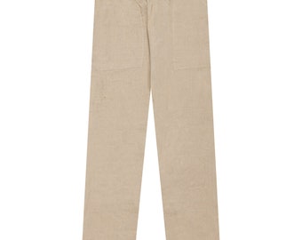 Unisex Authentic Khadi Organic Cotton Pants: Sustainable and Comfortable Indian Bottoms - One Size Fits All