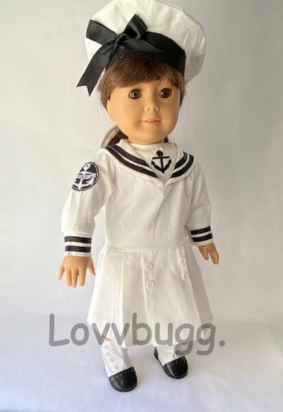 Summer Middy Dress Repro Set With Whistle for American Girl 18 Doll Samanthabetter Than the Originalread Why Etsy