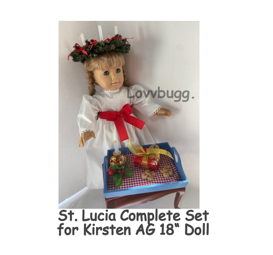 2025 Swedish Lucia Repro With Accessories for Kirsten 18 Inch