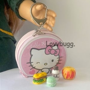 Lunchbox For Wellie Wishers by American Girl or other Dolls Accessory includes Sandwich Apple Milk Drink and Cookie