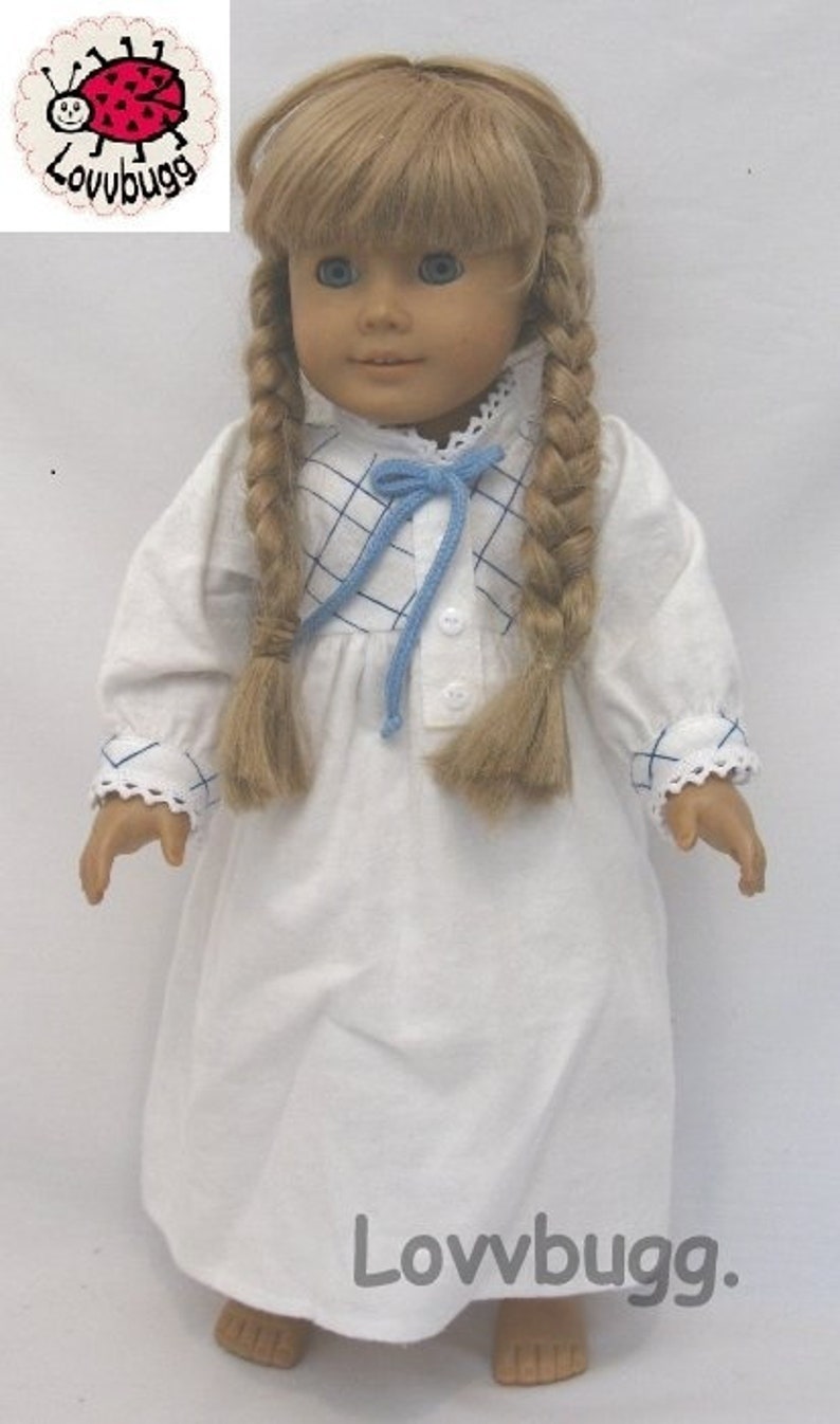 Repro Kirsten Clothes Dress Shoes Boots for 18 American Girl Doll Dirndl Summer Winter Birthday School Baking Gown Midsummer & Basket Trail Flannel Nightgown
