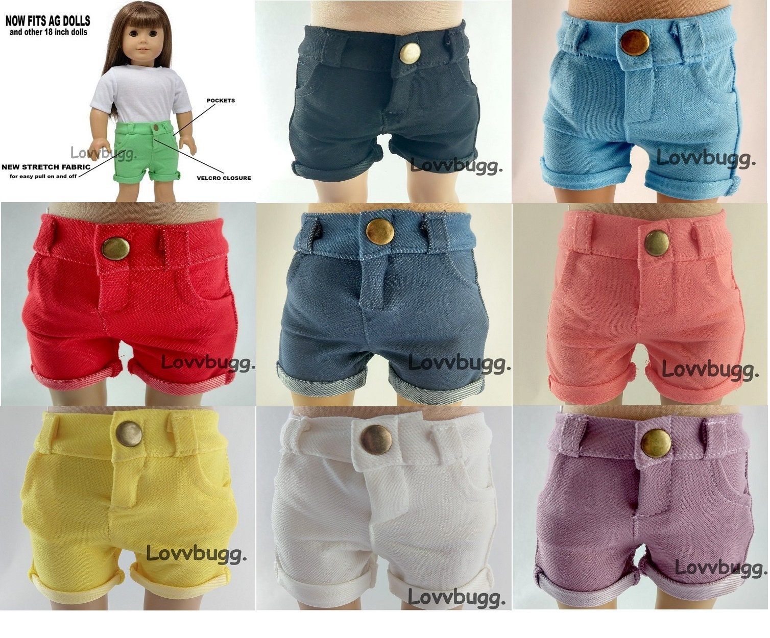 Kleding Unisex kinderkleding Unisex babykleding Broek Distressed/Destroyed/Ripped Jean Shorts for Toddlers Babies and Newborns Unisex 