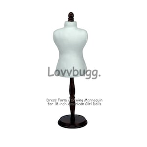 Doll Clothes Gown Dress Form and Display Mini Sewing Mannequin for 18&quot; American Girl or 15-17inch Baby Dolls like Bitty Baby and Baby Born