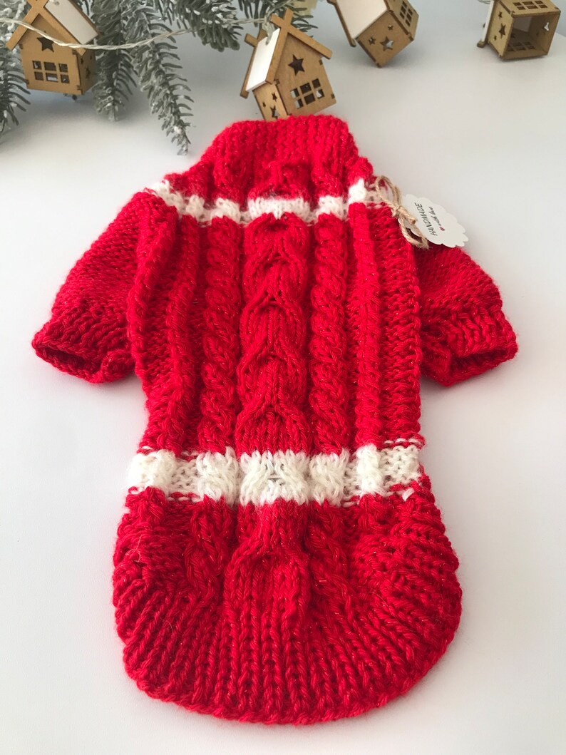 Dog Red Colour Dress, Dog Dress Elegant, Pet Xmas Outfit, Cat and Dog