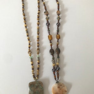 Handmade Jewelry, Gift For Her, Handmade Gift, Mothers Day Gift, Birthday Gifts For Her, Natural Stone Necklace, Beach, Gemstone Jewelry Men