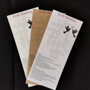 Personalized crosswords