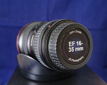 Camera Lens Cap Labels