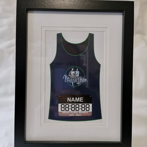 Individuell gerahmtes Lauffinisher Singlet