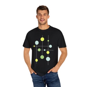 Mid Century Modern T-shirt, Modern Art Shirt, Birthday Gift for Him, for Her, Mid Mod T-Shirt, Retro Tee, MCM Shirt, Atomic Age 1950s 1960s