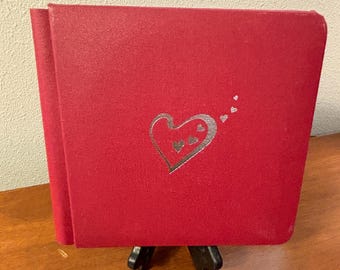 Creative Memories 7x7 Red Album with 12 white pages