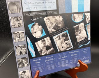 Creative Memories Perfect Fit Blues Photo Mounting Paper