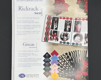 Creative Memories Rickrack Short Cuts
