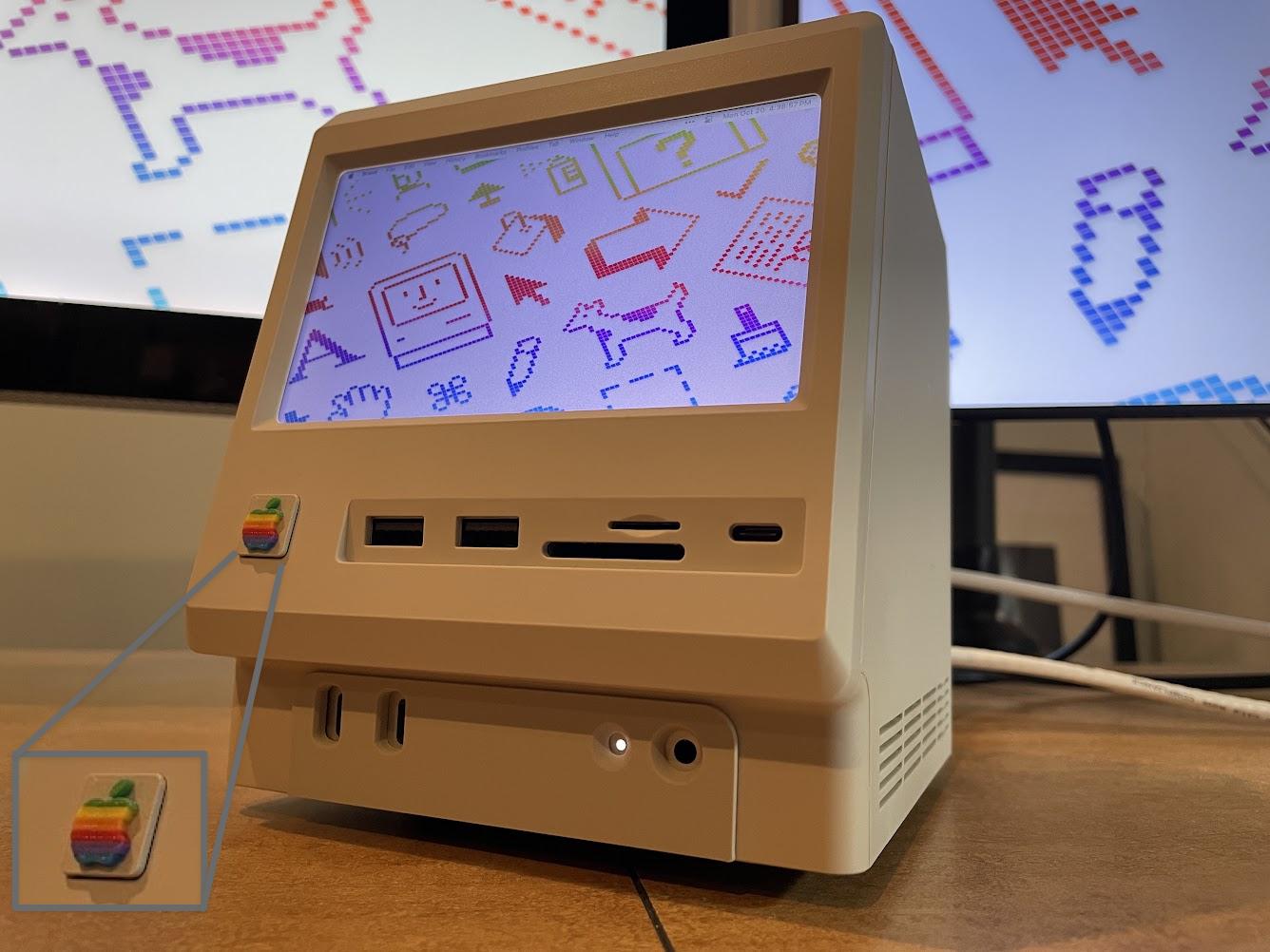 Wokyis M5 Mac Miniドッキングステーション用のMacintoshクラシック 
