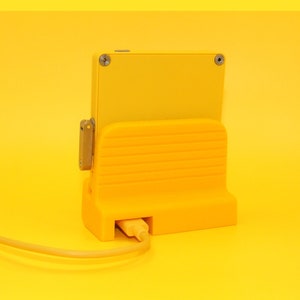 Playdate Power Play Charging Dock, weighted, custom designed for Playdate By Panic, USB-C adapter included, 3 colors available