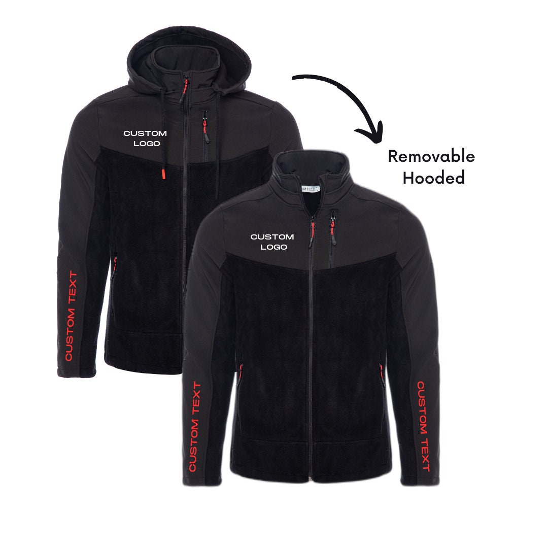 Custom Jacketsoftshell/fleece Jacket Windbreaker Etsy