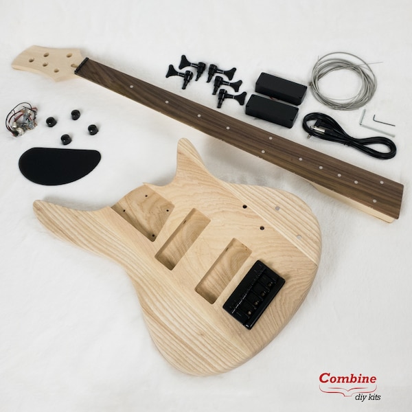 Diy Bass Guitar Kit Etsy