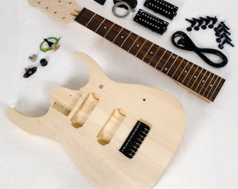 DIY 8-String Electric Guitar Kit