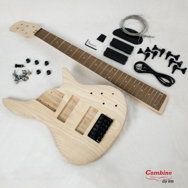 Diy Bass Guitar Kit Etsy