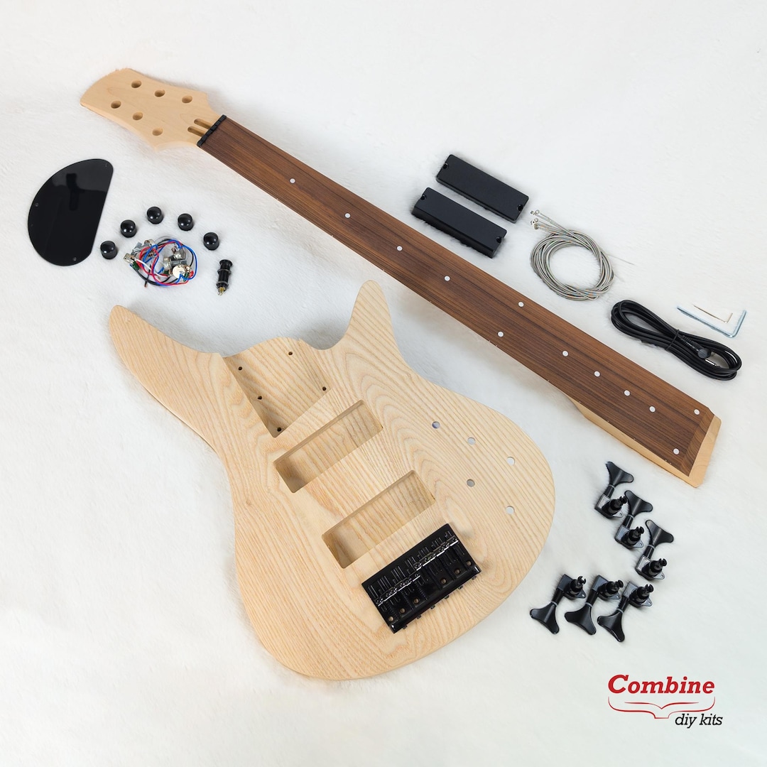 Kit 6 String Bass DIY Fretless 6-string Electric Bass Kit - Etsy