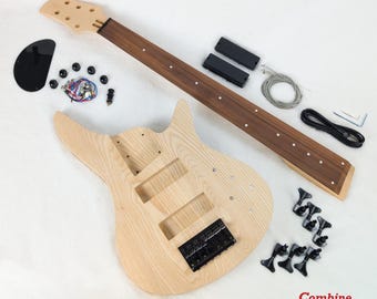 DIY Fretless 6-String Electric Bass Kit