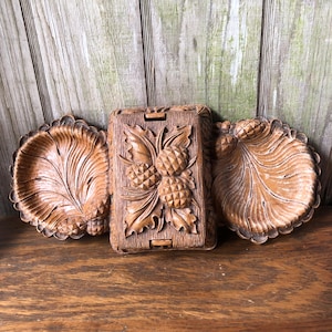 Vintage Burwood Trinket Cigarette Dresser Box