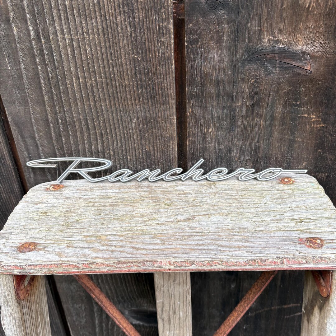Vintage Ford Ranchero Car Emblem or Badge - 1960's - Script - Etsy