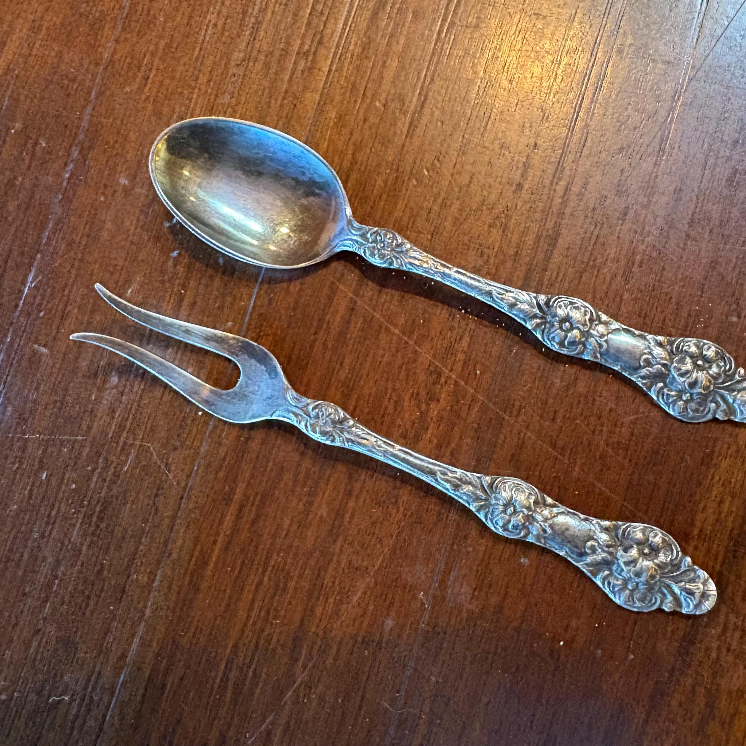 TH Marthinsen】 年代物ティースプーン シルバー830 Th Marthinsen