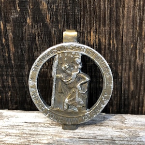 Vintage Saint Christopher Visor Clip