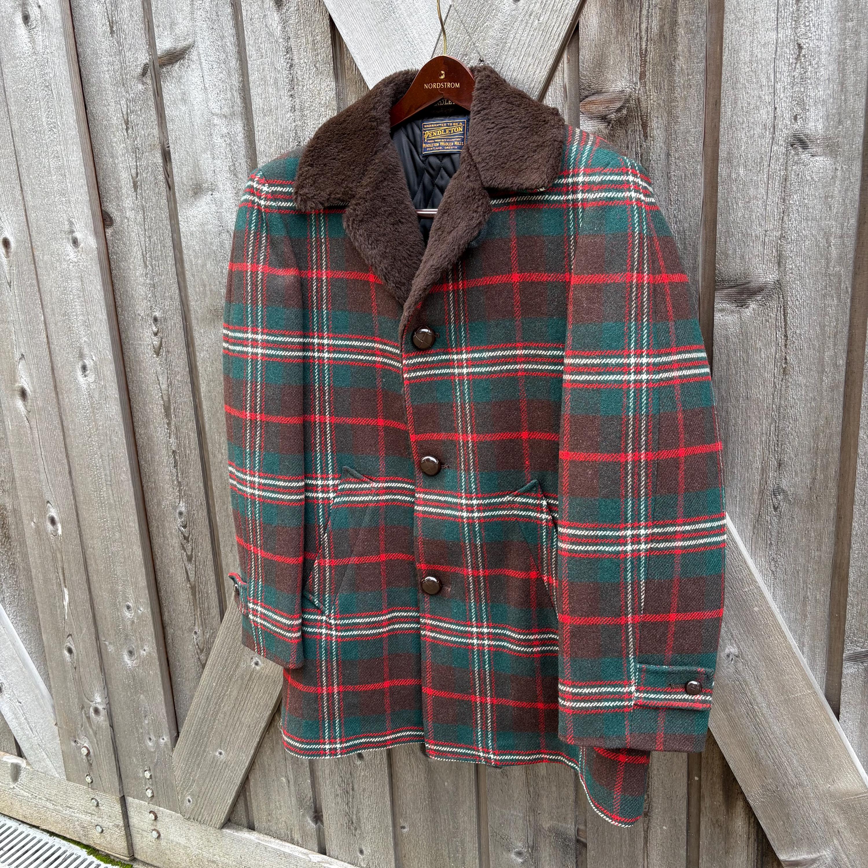 Vintage Plaid Coat - Etsy