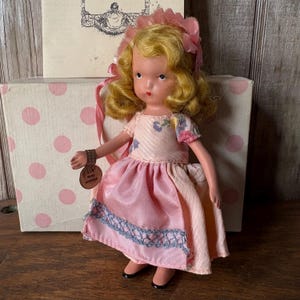 Poupée Mannequin Vintage USA Nancy Ann Des Années 1950 - Corps Plastique Rotatif 25cm