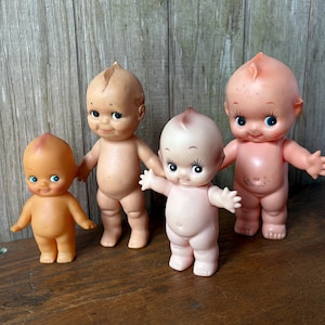 Vintage Kewpie Dolls - Set of 4 - Cameo
