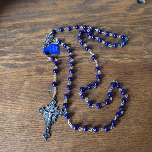 Our Lady of Fatima Rosary - 2017 - Blue and Silver