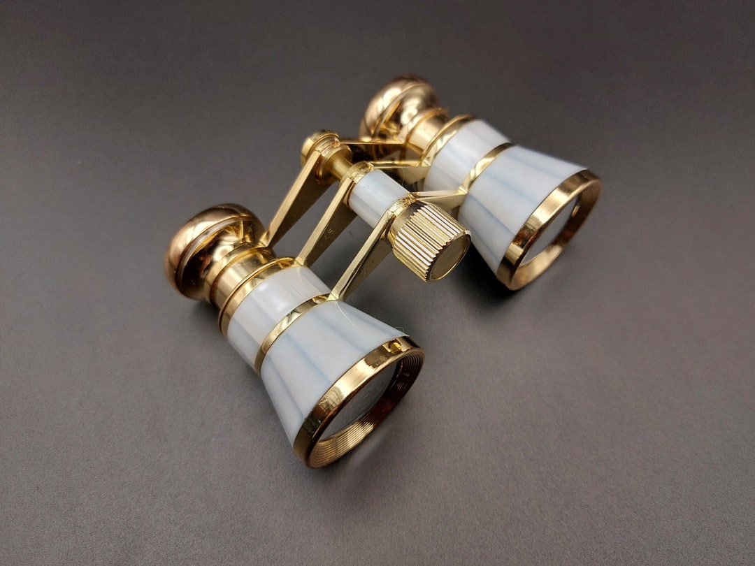 Vintage Mother of Pearl Opera Glasses Made in Japan Gold Etsy