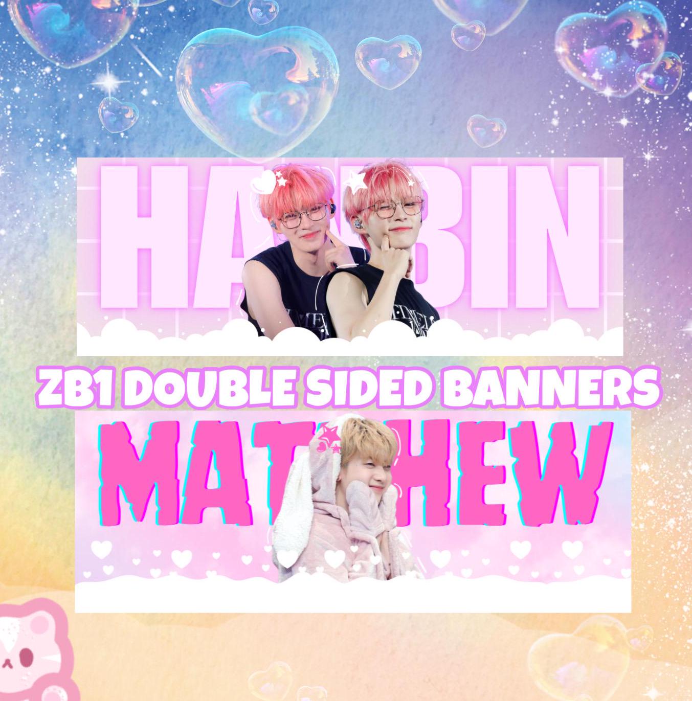 ZEROBASEONE Concert Hand Banners! Double Sided Glossy / K-pop